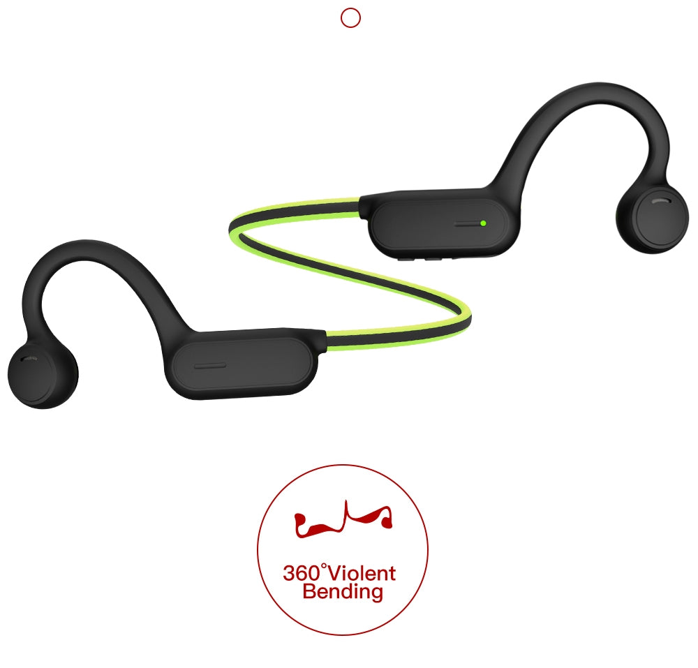 6D Bone Conduction Neckband Headphones