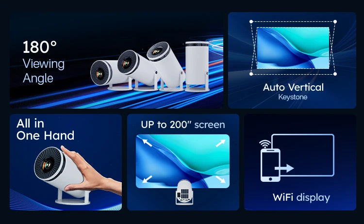 HY300 Android Smart Mini Projector